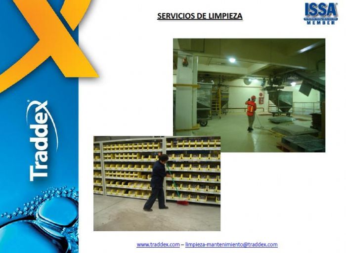 Servicios de limpieza industrial, institucional y corporativa